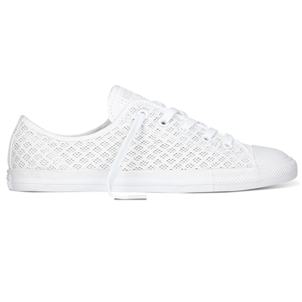 轻盈透气！匡威All Star Dainty网眼布帆布鞋554075C