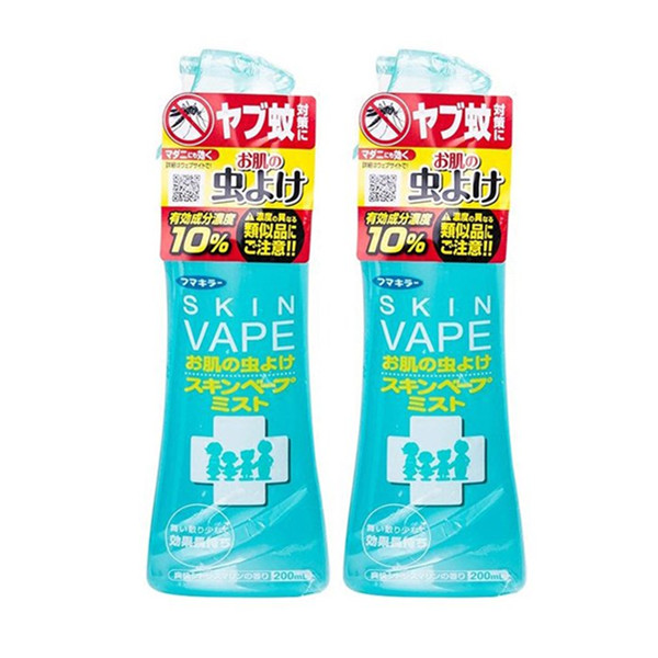 驱虫防蚊！Fumakilla Skin Vape驱蚊喷雾200毫升/瓶*2