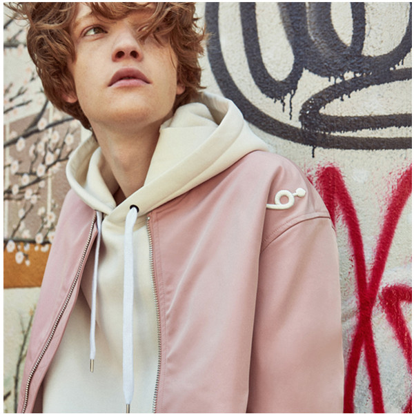 新品特惠！gxgjeans青年时尚粉色棒球外服