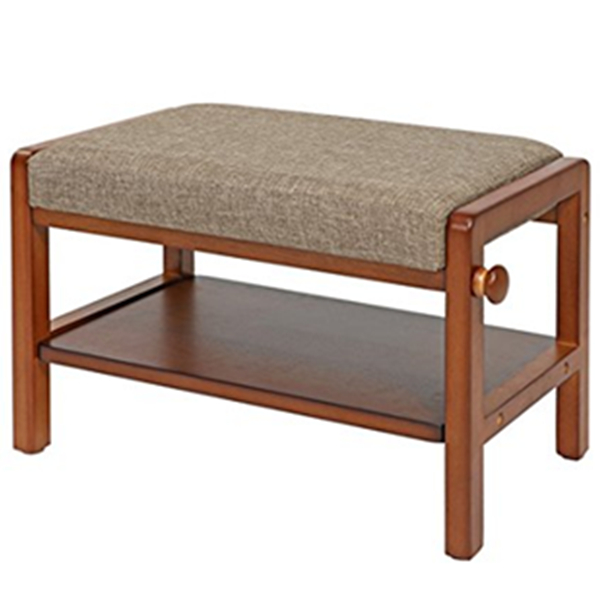 精心设计！INNESS英尼斯进口实木换鞋凳ST-9838OAK