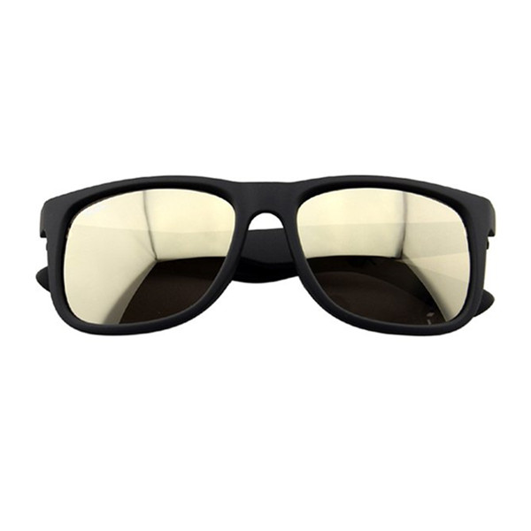 时尚潮流！Rayban雷朋贾斯丁经典系列黑框太阳眼镜RB4165F622