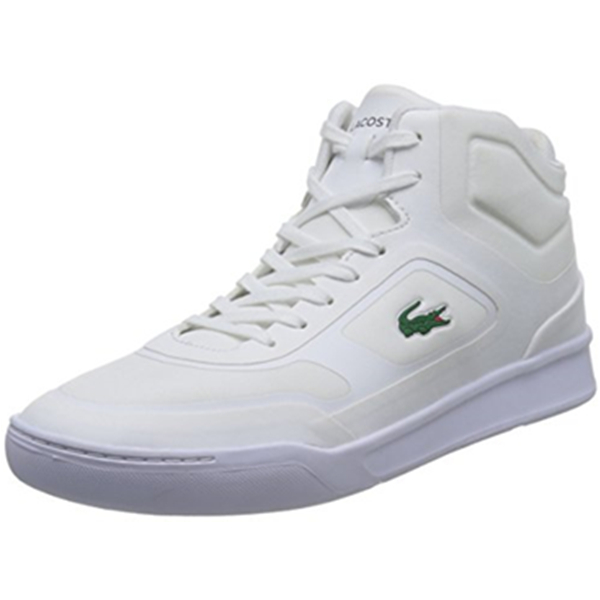 休闲潮流！Lacoste 鳄鱼 男 帆布鞋