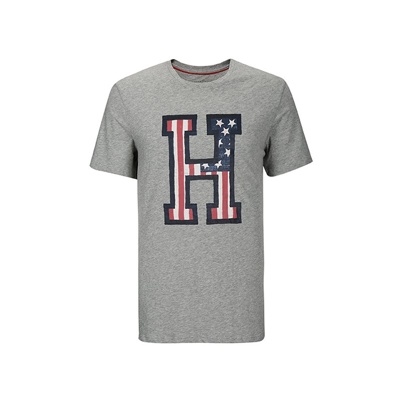 歷史新低！TOMMY HILFIGER 圓領(lǐng)男士字母T恤短袖