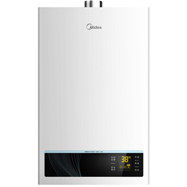 宽频恒温！美的三档变升燃气热水器JSQ27-14WH5D