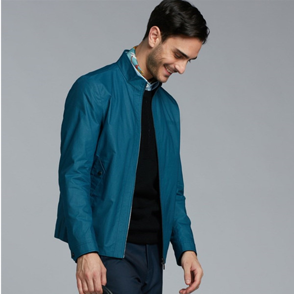 经典版型！劲霸印花休闲商务短版夹克外套