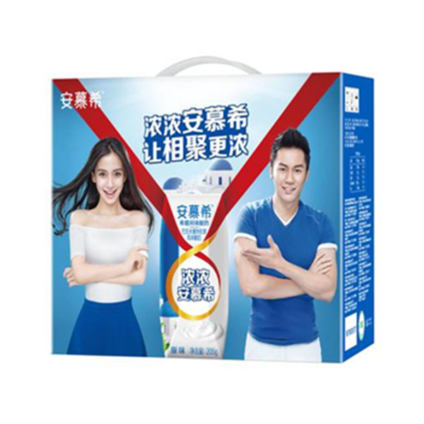 加量不加价！伊利 安慕希希腊风味常温酸奶原味205g*12+4盒