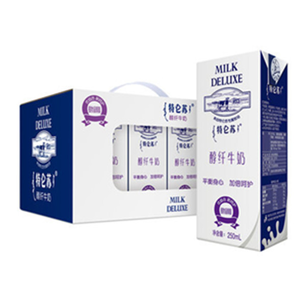品质牛奶！蒙牛特仑苏醇纤调制乳250ml*12礼盒装