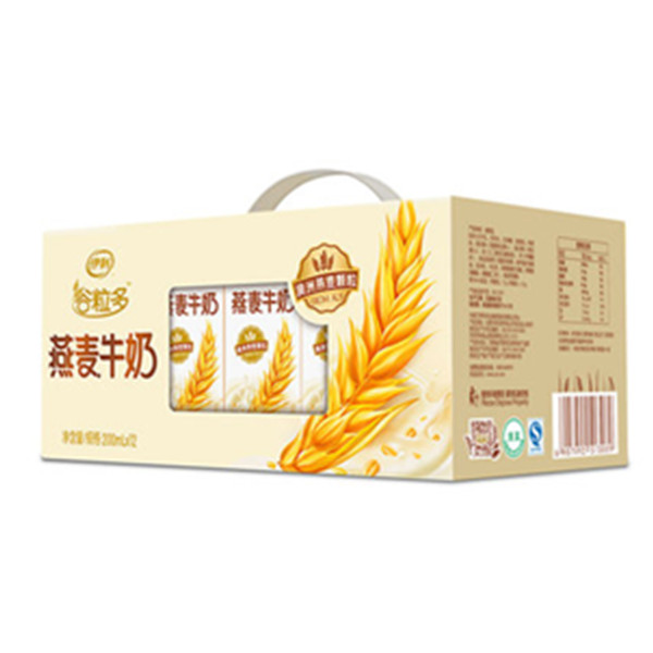 扛饿神器！伊利 谷粒多燕麦牛奶200ml*12