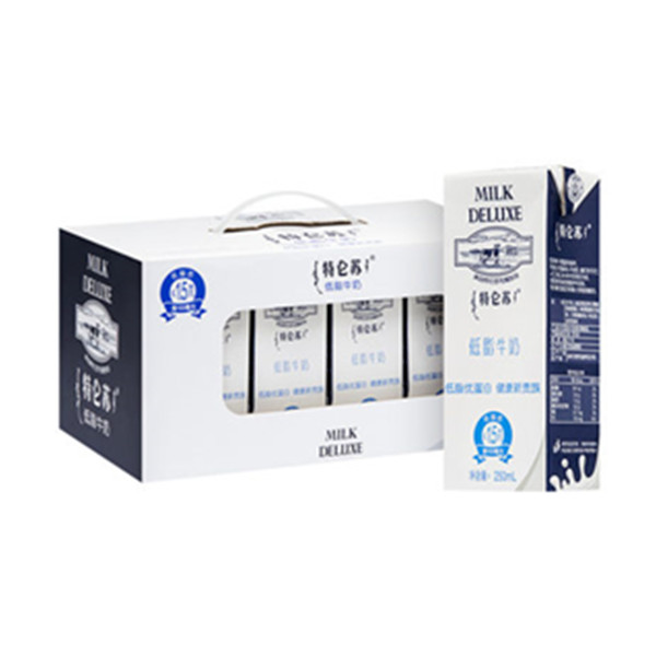 低脂优蛋白！蒙牛特仑苏低脂牛奶250ml*12盒
