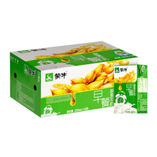 均衡营养！蒙牛麦香口味早餐奶250ml*16盒