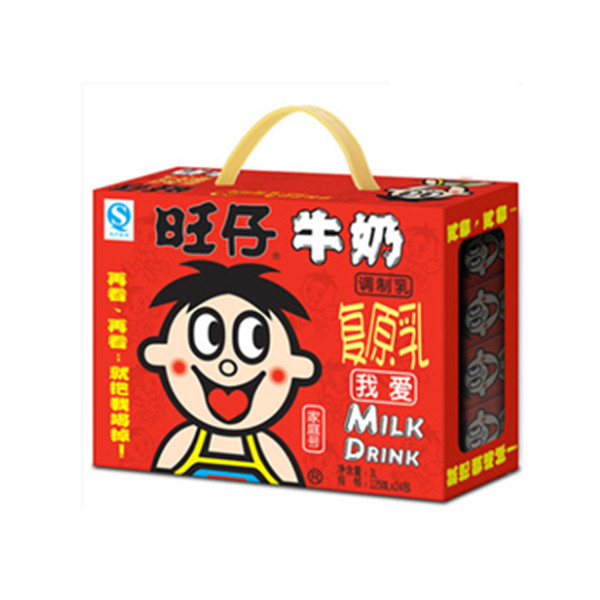 美味无比！旺旺 旺仔牛奶 125ml*24包