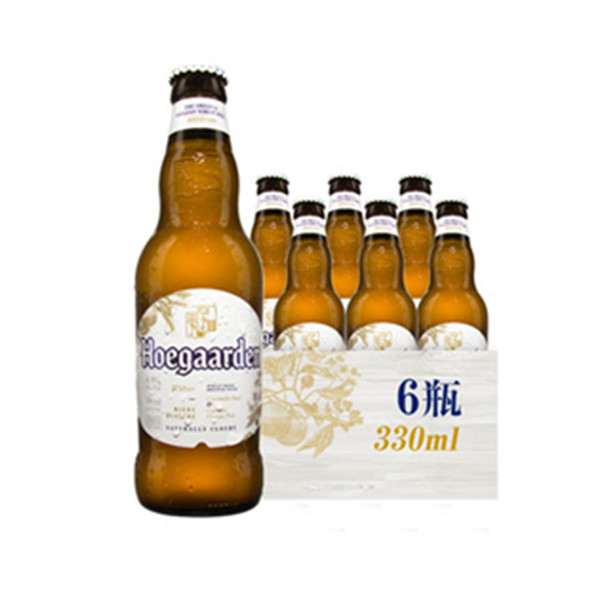 原装进口！福佳白啤酒330ml*6瓶