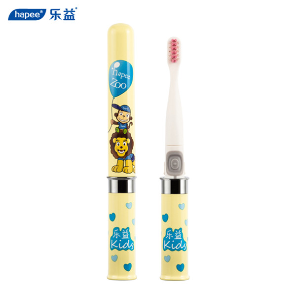 安全可爱！儿童卡通软毛电池式电动牙刷