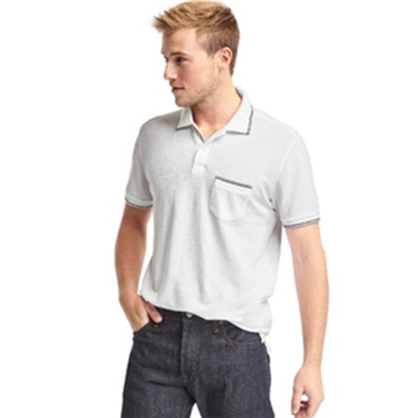 斯文帅气！Gap舒适纯棉短袖Polo衫 638626