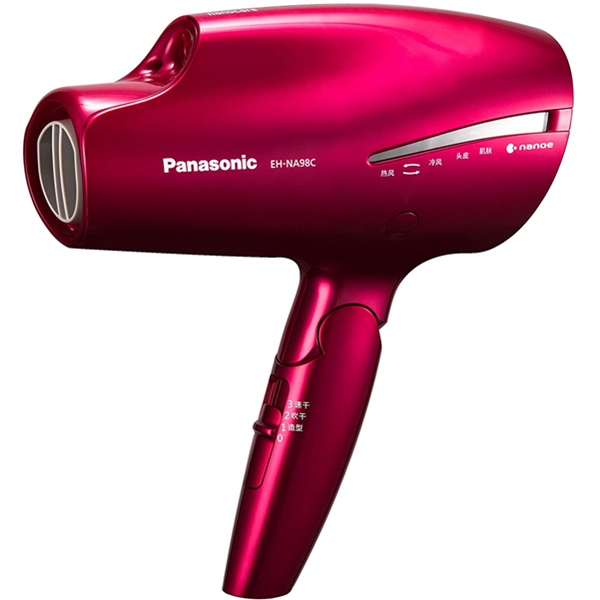 纳米水离子！Panasonic松下电吹风机EH-NA98CP405