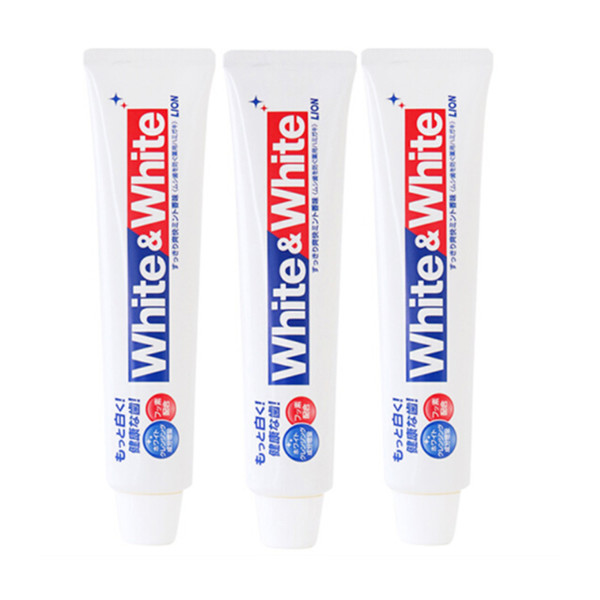 原装进口！狮王White&white美白牙膏150g*3