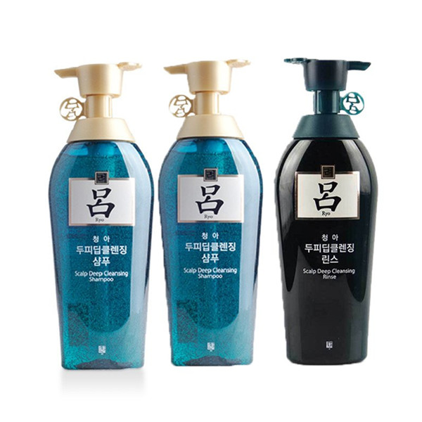 控油去屑！Ryoe吕控油去屑洗发水2瓶+护发素1瓶