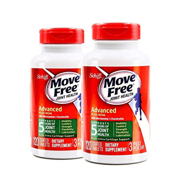 补充钙质！旭福维骨力氨糖软骨素加MSM绿瓶加强版2*120粒