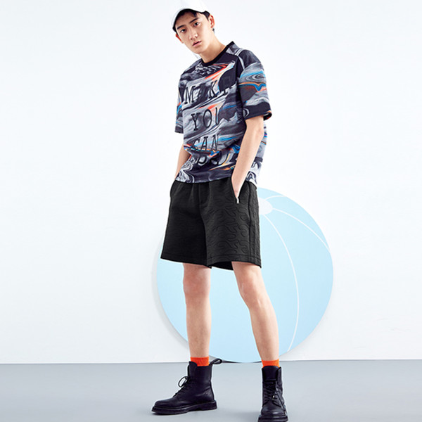 近期好价！太平鸟男装休闲潮流短裤