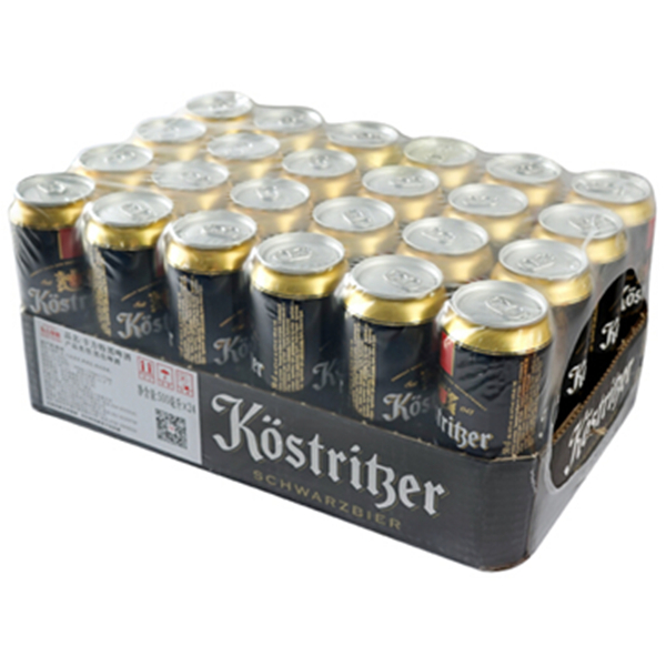 醇厚爽口！卡力特黑啤酒500ml*24听整箱装