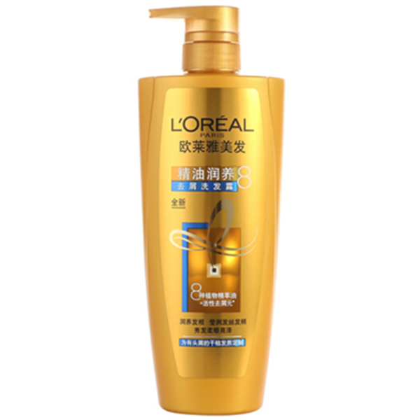 深层滋养！欧莱雅精油润养去屑洗发露700ml