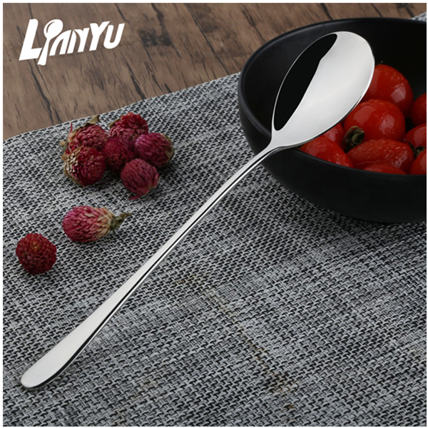 家居实用！联裕 韩式勺子创意304不锈钢汤匙2支装