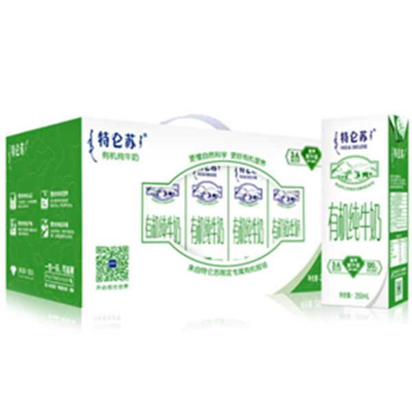 优质蛋白！蒙牛特仑苏有机奶250ml*12礼盒装