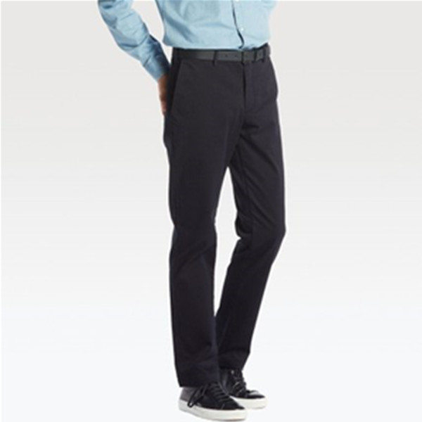 商务休闲！UNIQLO优衣库修身无褶长裤182664