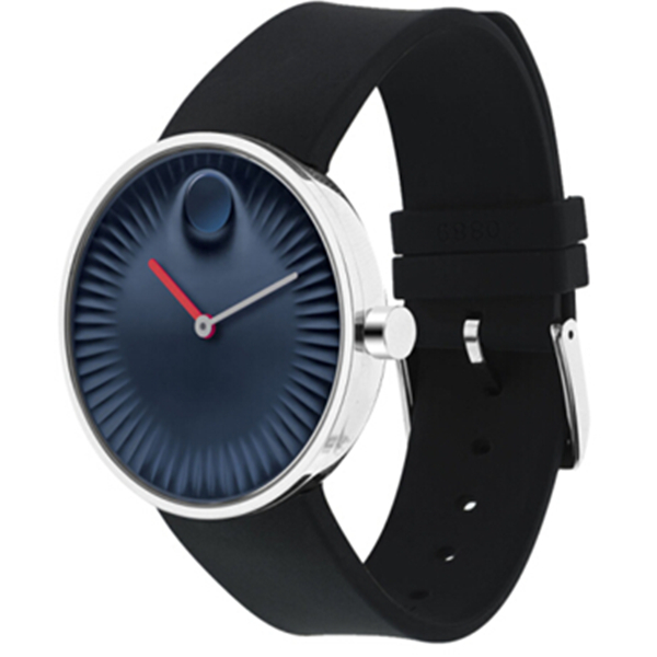 现代设计！摩凡陀MOVADO EDGE男士石英手表3680004