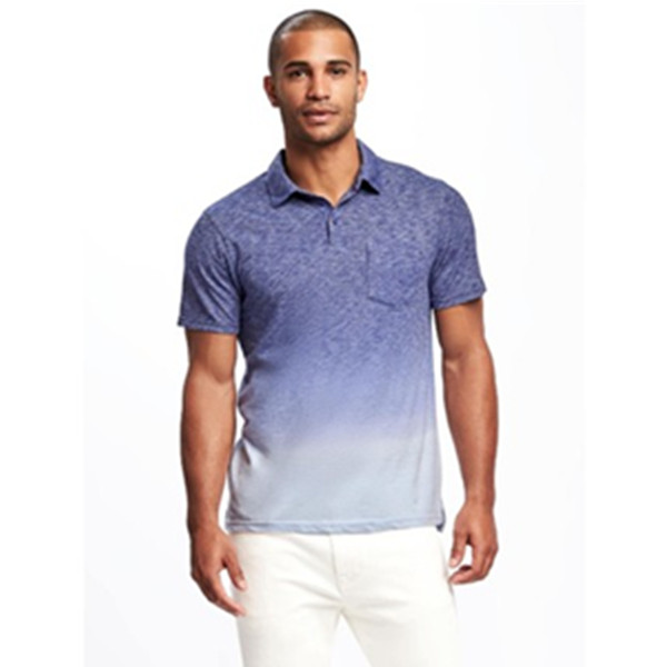 时尚大方！Old Navy 男装 舒适短袖口袋Polo衫 773207Z