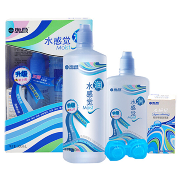 水润保湿！海昌水感觉润360+100ml护理液