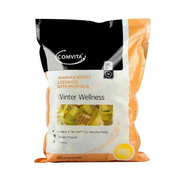 清凉润喉！COMVITA康维他麦卢卡蜂蜜润喉糖500g（约100粒）