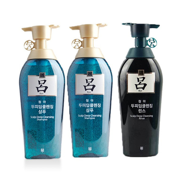改善发质！Ryoe吕控油去屑洗发水2瓶+护发素1瓶