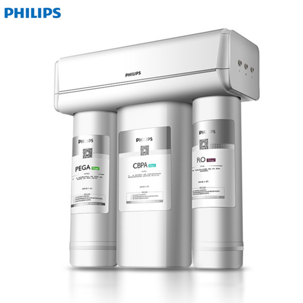 纯净致爱！飞利浦净水器厨房自来水过滤家用直饮高端净水机