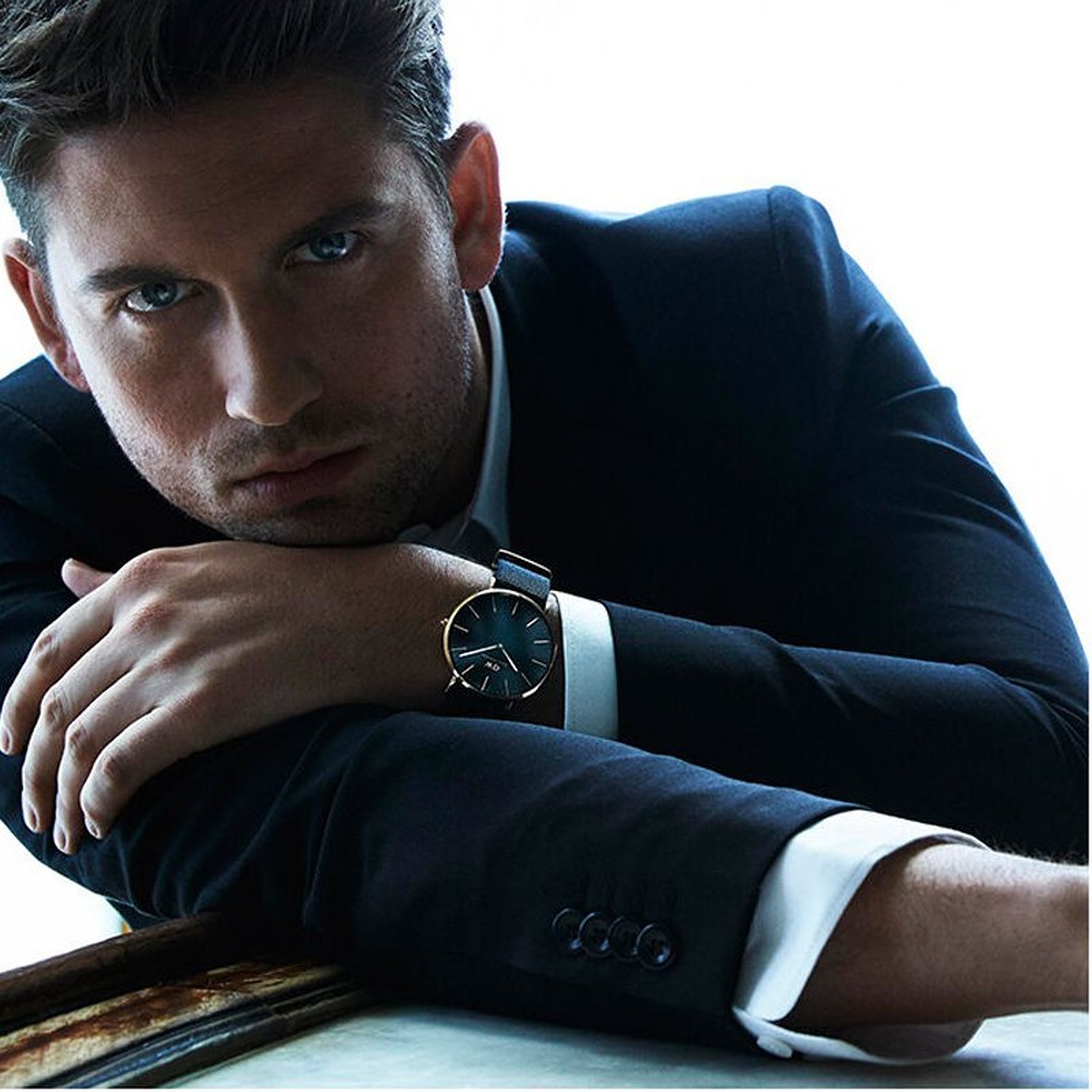 轻薄复古！丹尼尔&bull;惠灵顿 石英男士手表 DW00100149