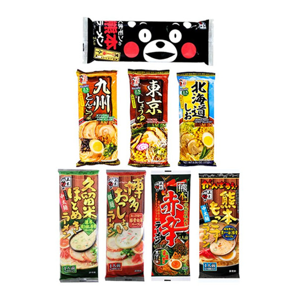 口感鲜美！五木日本风味拉面组合8件装