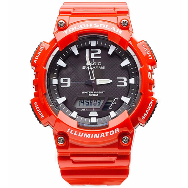 青春活力！CASIO卡西欧AQ-S810W光动能运动手表