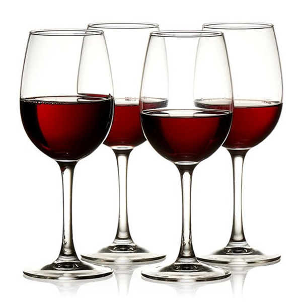 优雅设计！乐美雅葡萄酒杯红酒杯高脚杯350ml礼享4只装