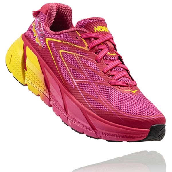 抗震耐磨！HOKA ONE ONE女Clifton3跑鞋1012045