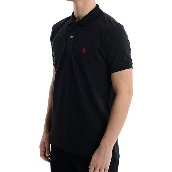 好價(jià)來襲！POLO RALPH LAUREN拉夫·勞倫男士黑色小馬標(biāo)POLO衫