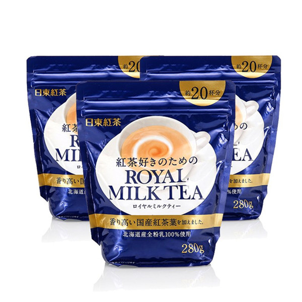 香甜浓郁！日东红茶皇家奶茶280克/袋*3袋