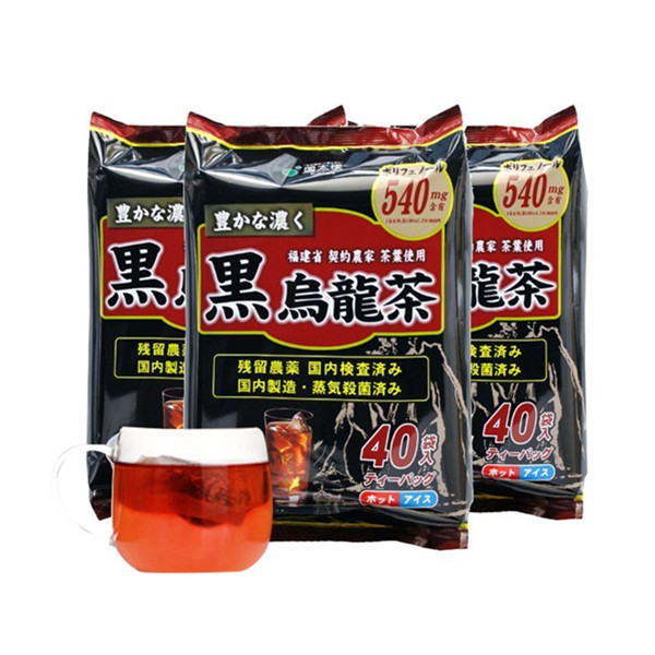 吸收脂肪！KUNITARO国太楼油切黑乌龙茶40袋/包*3包