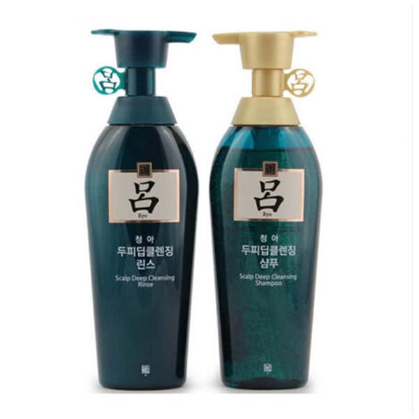 强根健发！Ryoe绿吕控油去屑洗发水+护发素2瓶