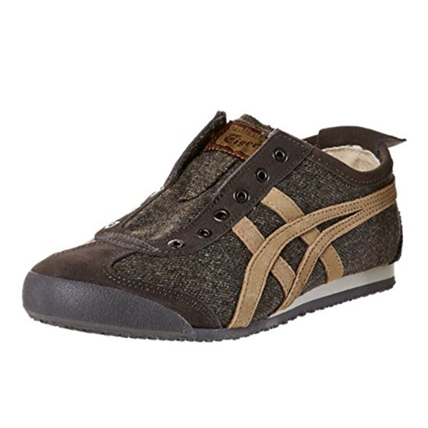 轻盈舒适！鬼塚虎 运动休闲鞋 MEXICO 66 SLIP-ON D6G4L