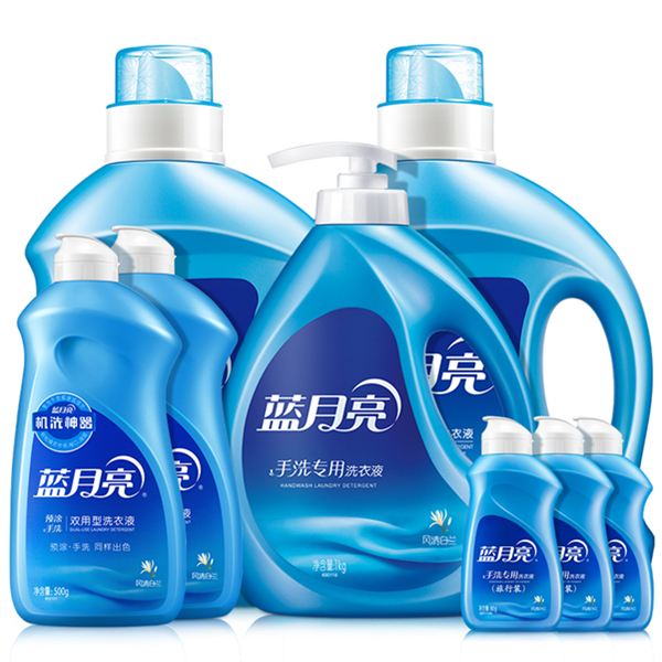 家居实用！蓝月亮 洗衣液 机洗手洗12.48斤套装