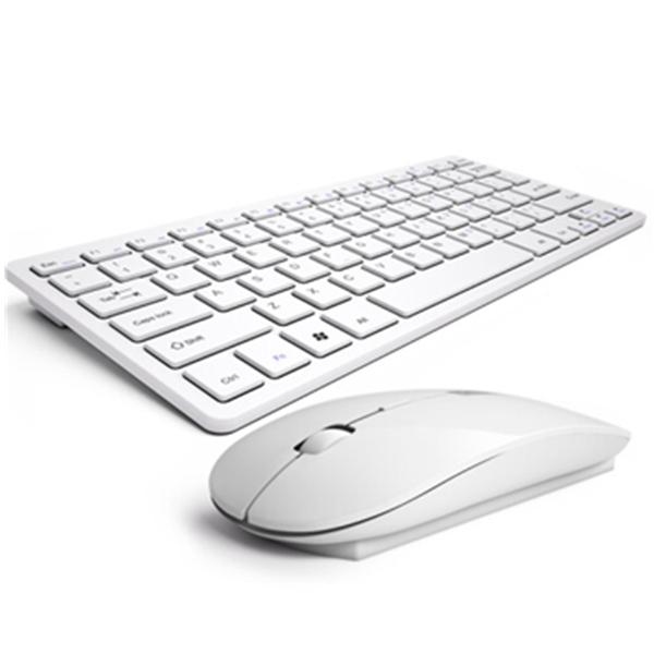 简约设计！航世HW098巧克力按键2.4G无线键盘鼠标套装