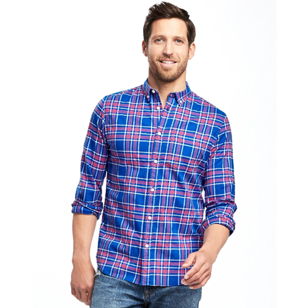 聚划算大促！Old Navy修身弹力牛津衬衫612179