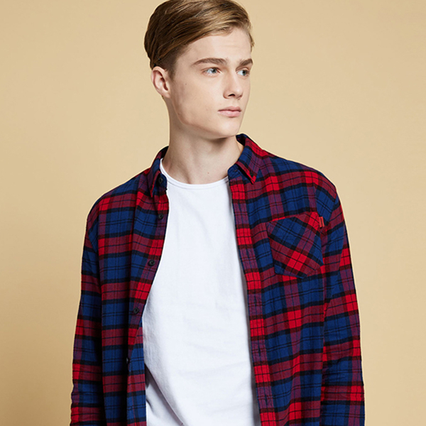 聚划算大促！真维斯格子衬衫73-131002