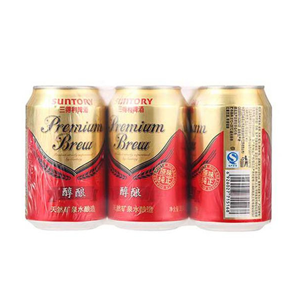 99聚划算！三得利啤酒 醇酿 9.5度 330ml*24听