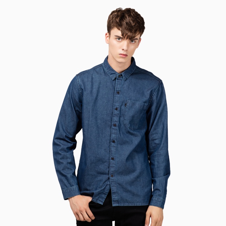99聚划算！Levi's李维斯Line 8系列男士长袖衬衫26876-0002